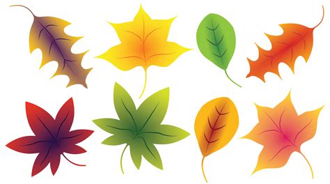 Fall Leaves Clip Art Printable